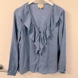 Sezane Priscille Silk Blouse